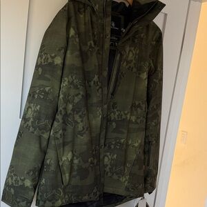 Volcom Green Camouflage Jacket